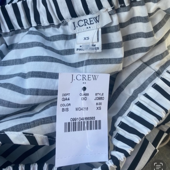 J.Crew Off The Shoulder Striped Dress - Picture 11 of 11